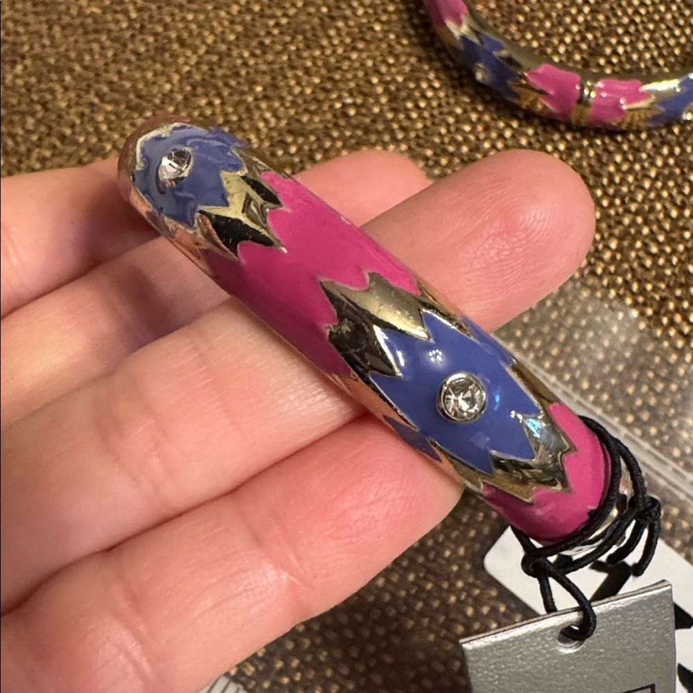 3173-Sequin Enamel Bracelet
